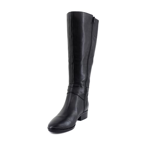 Naturalizer Womens Rena Knee High Riding Boot Black...