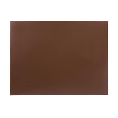 Planche à découper PEHD haute densité Hygiplas marron rigide J005
