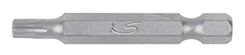KS-Tools 911.2798 1/4" Bit TX m.Bohrung,50mm,TB4, Chromé Satiné, Variety pack