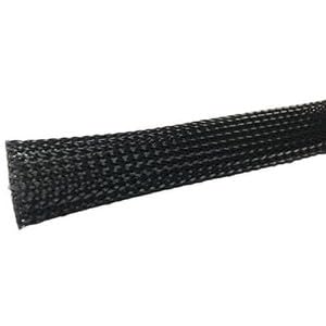 #US 1797007 Ex Ble PET Black Cable Sleeving 0.2in (5mm) Diam
