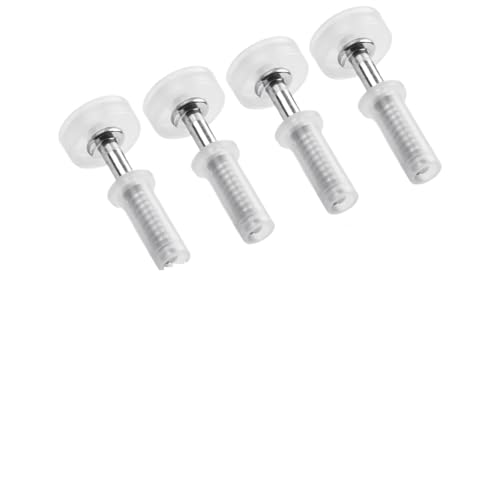 Durable 16pcs Bifold Cabinet Door Closets Guide Wheel Pivot Hinge Silver Hardware Metal(SizeB) miniatura 2