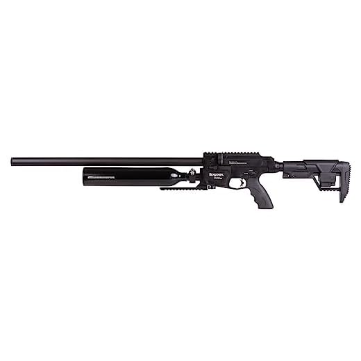 Benjamin Gunnar BPG25S .25-Caliber PCP-Powered Multi-Shot Side Lever Hunting Air Rifle, Black