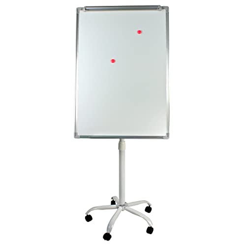 Lowander Mobiles 3-in-1-Flipchart-Tafel 172 bis 215 cm - Flipchart-Tafel + Whiteboard + Magnettafel 100x70 cm auf Rädern Cover