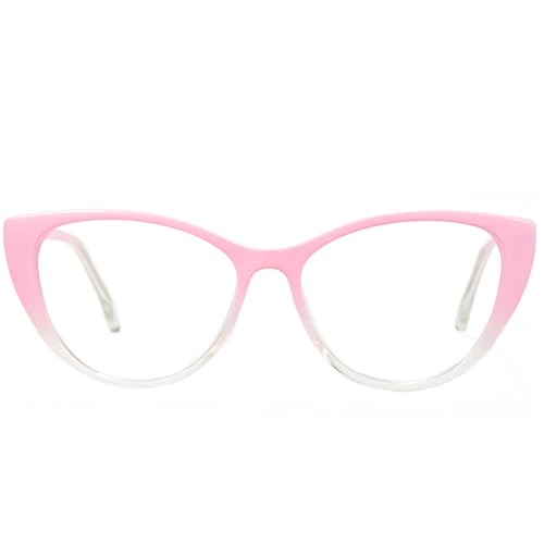 Image of Cyxus Cat Eye Magnetic Clip-On Sunglasses Women Polarized Blue Light Blocking UV400 Protection P1221