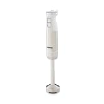 Geepas 600W Hand Blender | Handheld Immersion Blender, Food Collection Stick Blender with Stainless Steel Blades for Making Baby Food Soup Sauce Puree | 12 Blending Speed & Turbo, Silver