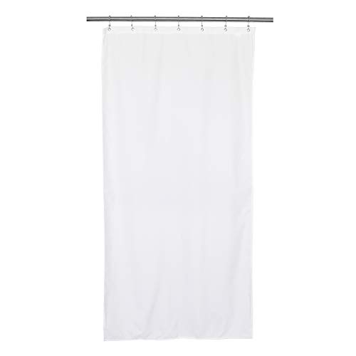 Barossa Design Waterproof Fabric Stall Shower Curtain or Liner 36 inch Wide, Hotel