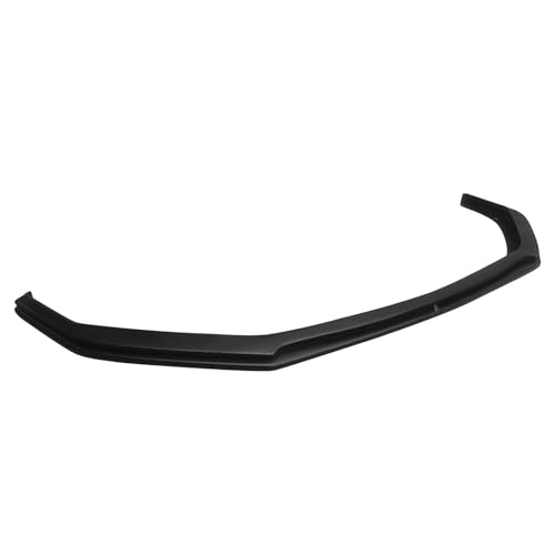 IKON MOTORSPORTS Front Bumper Lip, Compatible with 2024-2025 Ford Mustang Dark Horse W/O Handling Package Valance, IKON Style Matte Black ABS Plastic Air Dam Chin Spoiler Protector Splitter