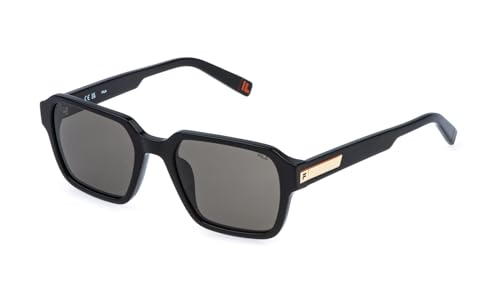 Fila Homme Fila SFIA12V 700P Lunettes De Soleil AcéTate Noir FuméE GéOméTrique-image