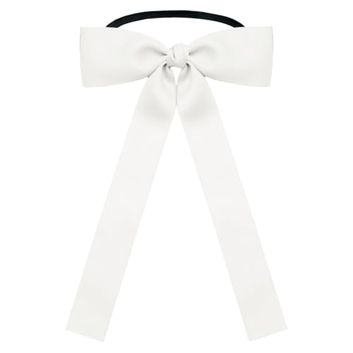Image of LJBFNN Western Ties for Men Women, Black Clip on Ribbon Bow Tie, Pre-Tied Colonel String Tie for Party Shirt Uniform Wedding