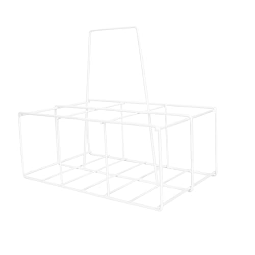 Soporte portabottellas portátil de hierro para bar miniatura 1