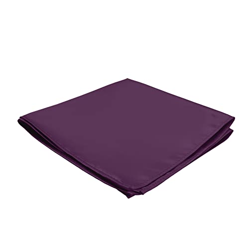 Image of Jacob Alexander Men's Pocket Square Solid Color Handkerchief