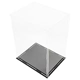 OFFIGAM クリアアクリル展示ケース 卓上収納ボックス 防塵保護ショーケース 手袋 フィギュア コレクション収納用 安定強化 展示 コレクショ