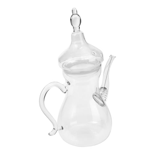 KESYOO 耐熱ガラス製ティーポット 茶こし付き 透明ガラス急須 花茶 果実茶 茶対応 家 レストラン用