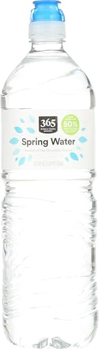 Image of 365 by Whole Foods Market, Spring Water, Sport Cap, 750 mL