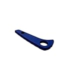 August Engineering Aluminum Gear Backspacer for Spyderco para Military 2 Pocket Knife PM2 C81 - Back Spacer Only (Blue)