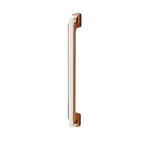 e-Hardware Tools : Cabinet Wardrobe Door Handle Drawer Push Pull Handles Helper with Adhesive Door Handle for Kitchen Cabinet Drawer Window Sliding Closet (160 MM, Rose Gold White)