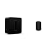 Sonos SUB (GEN3) Black & Era 100 - An icon, remastered. Next-gen acoustics. New look. Now with Bluetooth®. Introducing Era 100. Hear what you've been missing. (Black)