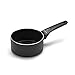 Moneta Recy Casseruola 1 Manici 16 cm Ricicla 29 Lattine, Net Induction, Nero, Corpo Alluminio 100% Riciclato