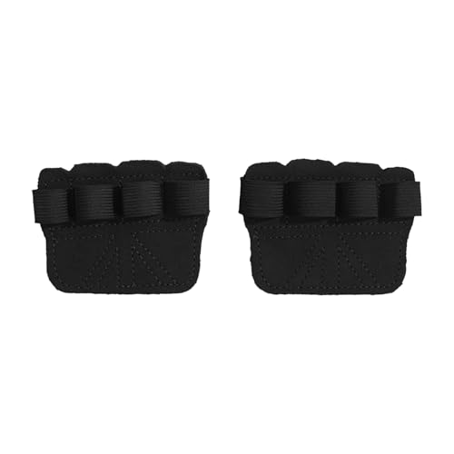 Guantes de levantamiento de pesas, guantes de levantamiento de protección de palma, guantes de barra de cuatro dedos, transpirables, para mujeres y hombres, gimnasio y hogar
