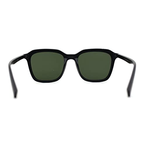 SA106 Mod Thin Plastic Hipster Rectangle Minimal Sunglasses4