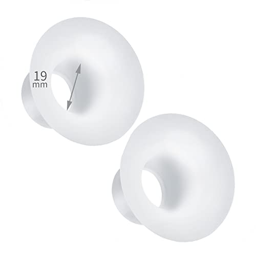 Image of Begical Flange Inserts 19mm for Medela/Spectra/Elvie/Motif Luna/Ameda MYA Breastpump 24mm Breast Shields. Reduce 24mm Nipple Tunnel Down to 19mm;2pc/Each