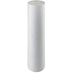Filtro Polipropileno 5 Micras Bbagua Estandar Cartucho de sedimentos 5 micras para Vaso 10´´, Algodón, Blanco, 1 Unidad (Paquete de 1)