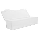 BESPORTBLE Kasten Aufbewahrungsbox Für Karten Kartenetuis Aufbewahrungsboxen Für Karten Klare Spielkartenhalter Büroartikel Baseballkartenkoffer Löschen Kartenhülle Plastik Transparent