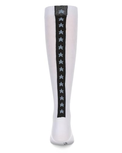 MeMoi Girls' Star Backed Knee High Socks2