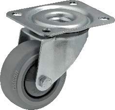 Colson® Rueda Giratoria 80 Mm De Goma Elástica Capacidad Performa De Carga 120 Kg