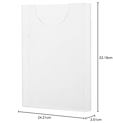 Bi-Office Acrylic Document Holder DIN A4 - 35 mm Thick, Clear Acrylic - Image 3