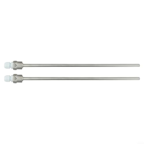 Preciso Thermowell G 12 rosca para sensor de temperatura, manga de inmersión de acero inoxidable, clasificación de presión PN40, tamaños de 8 x 50 mm y 8 x 100 mm (8 x 300 mm)