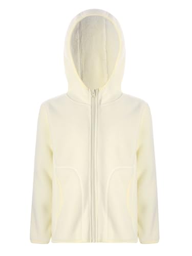 Kids Girls Boys Fleece Hoodie Sweatshirt Long Sleeve Zipper Hooded Jacket Coat with Pockets