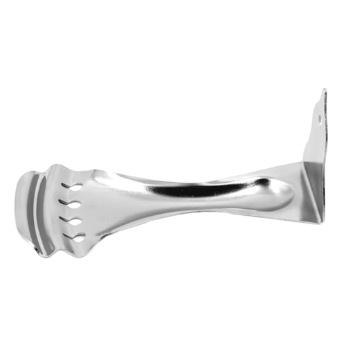 Levemolo Tailpiece Bridge Metal Guitar Accessories Perfect Fit for 4 String Guitar Easy to Install Tailpiece