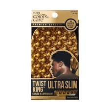 KISS Colors & Care Ultra Slim Twist King - Curved & Lightweight