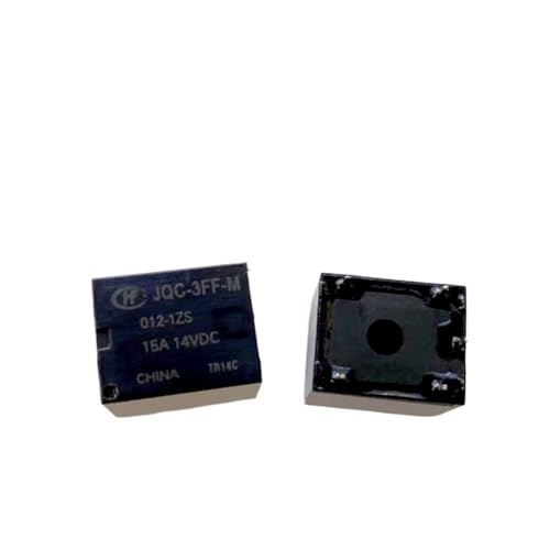 Relais JQC-3FF-M 012-1ZS JQC3FFM0121ZS 12VDC DC12V 15A 5 broches pour automatisme, pack de 5