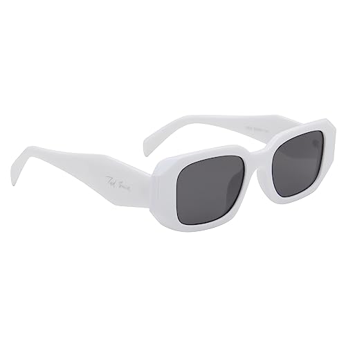 Image of Ted Smith Men's Women's UV Protection Acetate Square Sunglasses