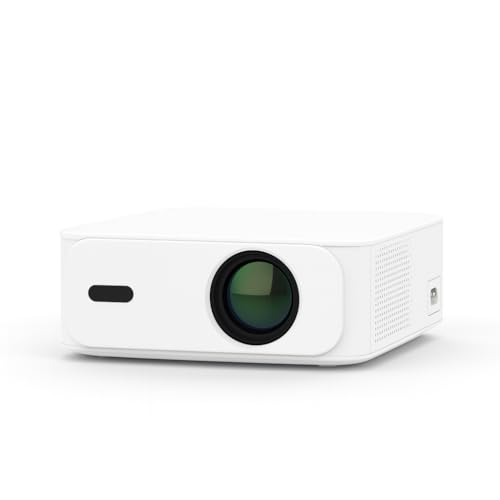 Boss S5A Smart Projector | Full HD 1080P LED | 4000 Lumens Brightness | Android WiFi Bluetooth | Auto Focus | Auto Keystone | Up to 12ft Screen | Home Theater & Gaming Compatible