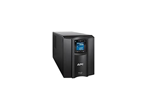 Image of APC 1500VA Smart UPS with SmartConnect, SMC1500C Sinewave UPS Battery Backup, AVR, 120V, Line Interactive Uninterruptible Power Supply