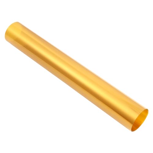 Lurrose Gel Coloré - Filtre De Lumière - Feuille De Filtre De Diffusion Diffuseur Rouleau Photographie Vidéo pour Flash LED Lumière Stroboscopique (Jaune)
