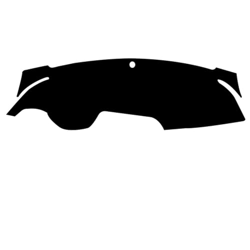 Funda protectora de microfibra de cuero para salpicadero Hyundai Elantra negro