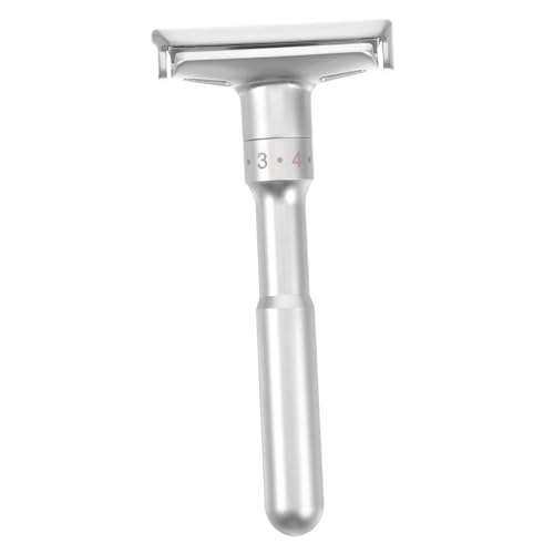 ASAKKURA T型カミソリ 手動シェーバー メンズ ヴィンテージデザイン 亜鉛合金製 精密ひげ整形ツール 日常使い 旅行用