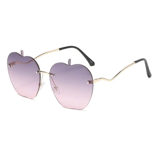 Lunettes de soleil pour femmes en métal durable et verres rétro premium
