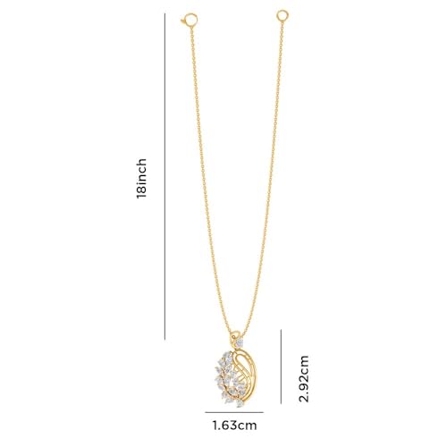Image of Miss Highness 925 Silver Leaf Pendant Necklace for Women & Girls | Minimal Daily Wear | Silver Jewellery With Authenticity Certificate | Gift for Girlfriend Wife | With Chain Pendant