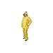 3 Piece Rainsuit w/Detach Hood, YLW, XL
