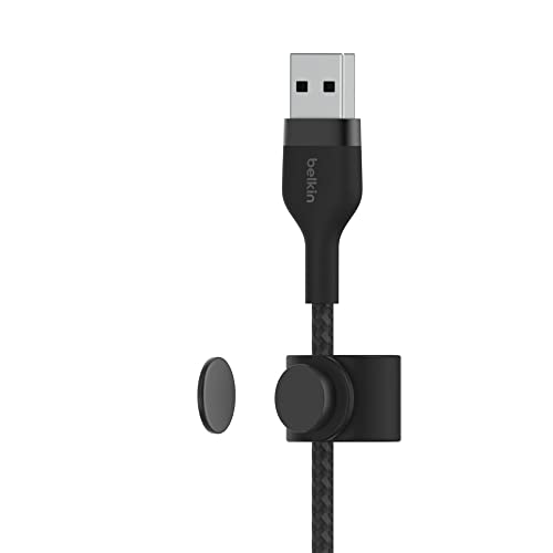 Belkin BoostCharge Pro Flex Braided USB Type A to Lightning Cable (1M/3.3FT), MFi Certified Charging Cable for iPhone 14, 13, 12, 11, Pro, Max, Mini, SE, iPad - Black by Belkin - Image 5