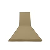 Il Tuo Artigiano Design Coj’n para Tumbona Impermeable y desenfundable Ð Colch—n para Tumbona, 190 x 60 cm, Grosor 6 cm (Beige)