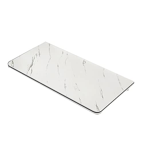 Mesa plegable de pared Ahorro de Espacio Comedor, Blanco Plegable Mesa de Pared con Acabado de Patrón de Mármol, Instalación Fácil Estación de Trabajo Portátil (Color : L x W, Size : 90cmx50cm) Cover