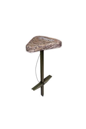Cupped Waterfowl Assento de caça Marsh | Assento de caça ajustável de 91,44 cm com alça de transport