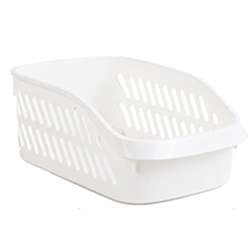 Organizador debajo del fregadero, organizador de gabinete multifunción, organizador de gabinete extraíble, cesto para debajo del gabinete de cocina (color: Bianco, tamaño: 20,7 x 30,8 x 12 cm)