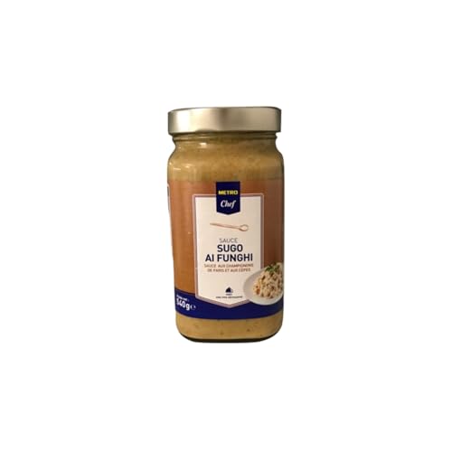 Salsa de Champiñones METRO CHEF 540g – Salsa cremosa lista para usar